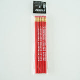 Jardine 5 Pack Pencils |  Red