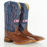 DBU Kango Tabac Full Quill Ostrich 13" Justin Boots