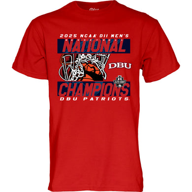 DBU Men's Basketball DII National Champions Teeshirt, Red