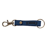 Jackson Leather Key Tag |  Navy