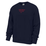 Club Fleece Crew Embroidered | Navy