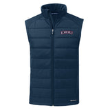 Evoke Hybrid Eco Softshell Recycled Mens Full Zip Vest | Navy