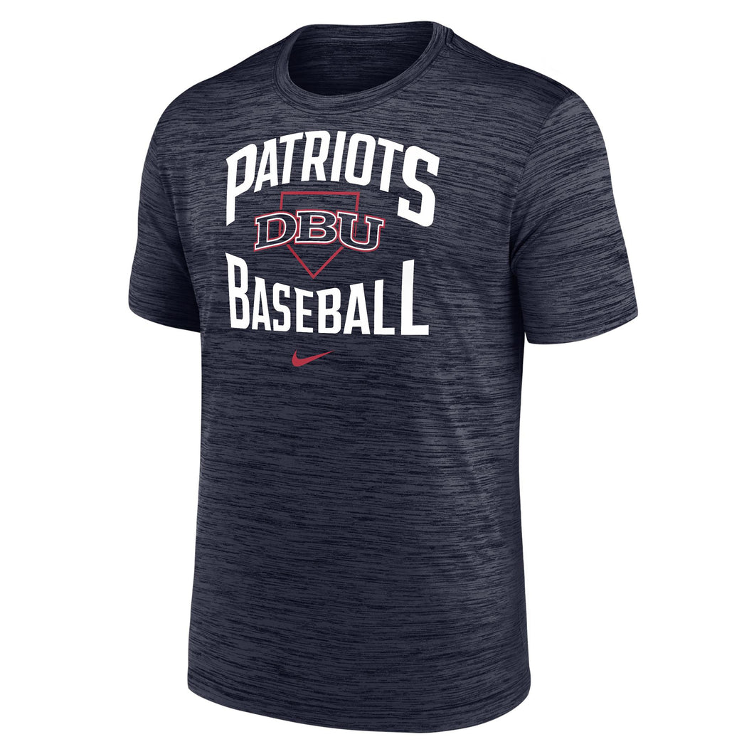 NIKE Baseball Velocity Legend Short Sleeve Tee, Navy