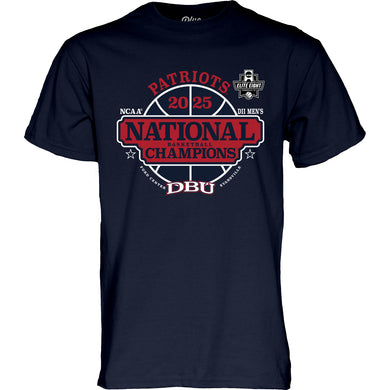 DBU Men's Basketball DII National Champions Teeshirt, Navy