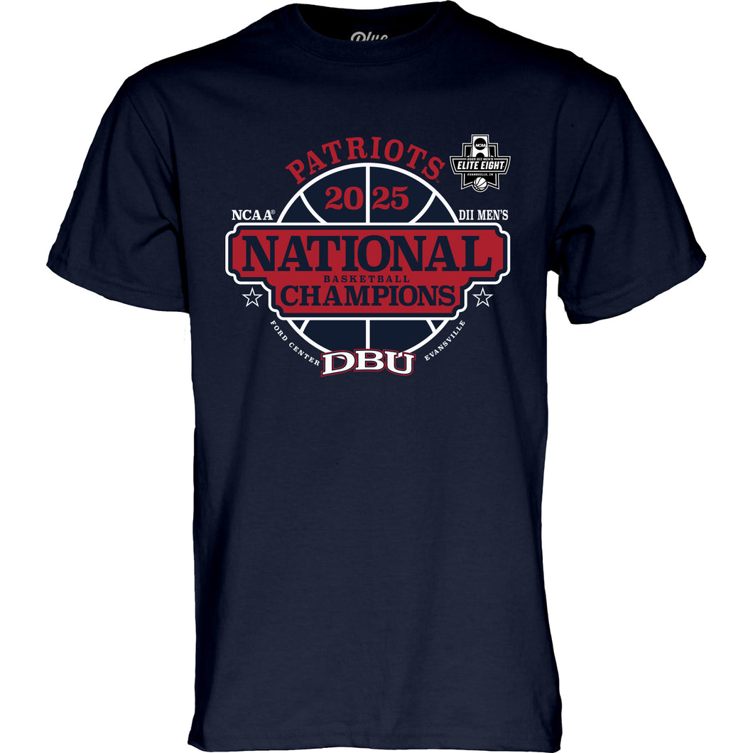 DBU Men's Basketball DII National Champions Teeshirt, Navy