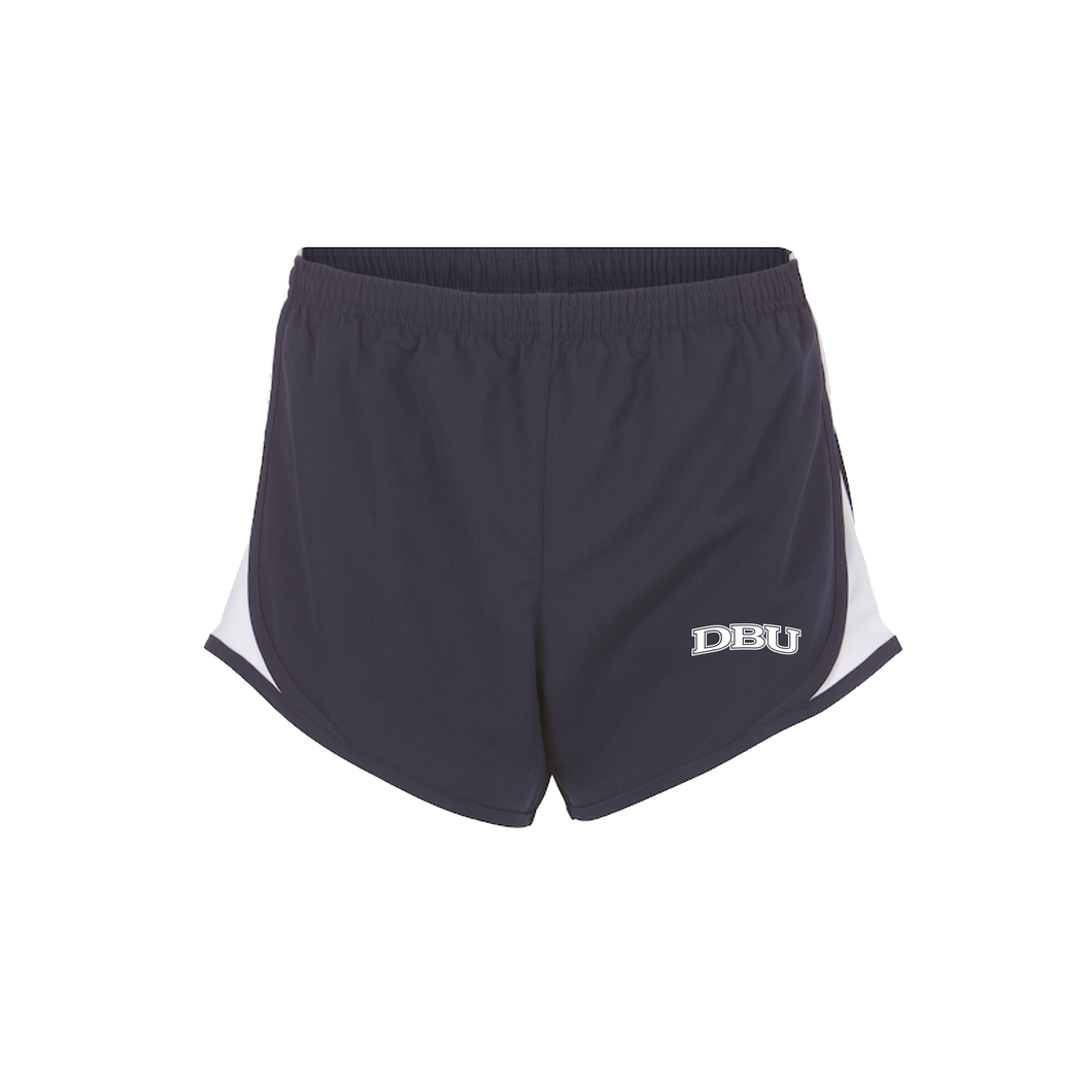 Ladies Sport Short, Navy/White