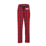 Ladies Haley Flannel Pant |  Red/Navy