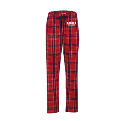 Ladies Haley Flannel Pant, Red/Navy