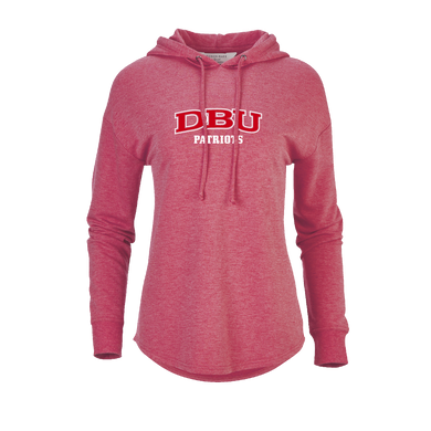 Ladies Dream Fleece Hood, Red Heather