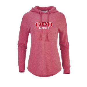 Ladies Dream Fleece Hood, Red Heather