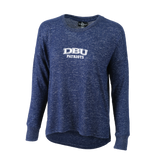 Ladies Cuddle Boxy Crew |  Navy Heather