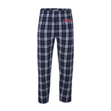 Men's Harley Flannel Pant | Navy/Silver Plaid