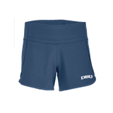 Ladies Stretch Woven Lined Short |  Indigo