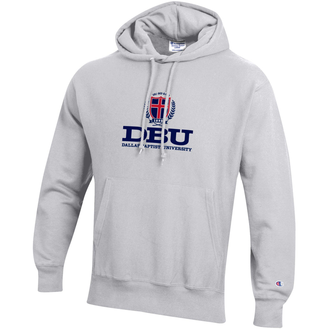Reverse Weave Hood | Silver Grey