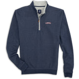 Sully Plaited Heather Knit 1/4 Zip | Midnight Navy