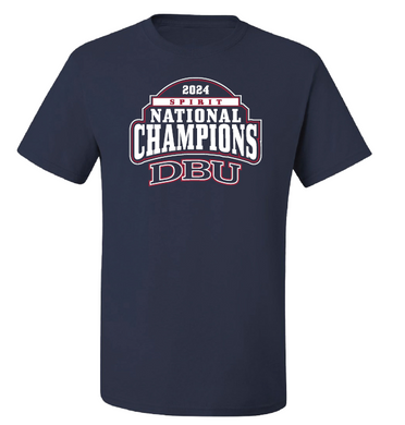 DBU SPIRIT 2024  National Champs Tee, Navy