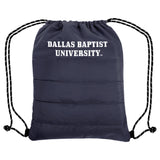 Puffy Quilted Drawstring Bag |  Navy