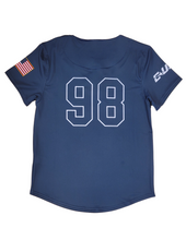 Load image into Gallery viewer, Youth Sublimated Baseball Jersey, Navy