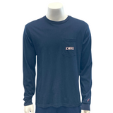 League LS Pocket Tee |  Navy