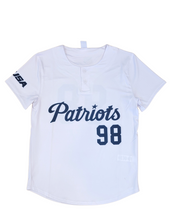 Load image into Gallery viewer, Youth Sublimated Baseball Jersey, White