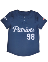 Load image into Gallery viewer, Youth Sublimated Baseball Jersey, Navy