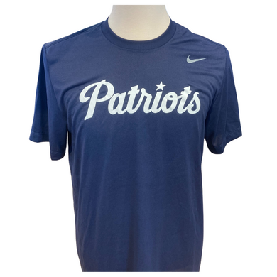 Nike Patriots Script Legend Tee, Navy