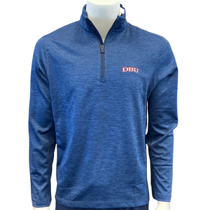 Vineyard Vines, DBU Mens Sanka 1/4 Zip, Deep Bay