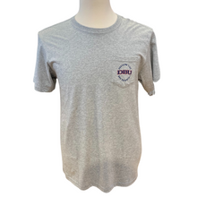 Load image into Gallery viewer, Southern Tide DBU Pocket Tee, Heather Grey with Boats