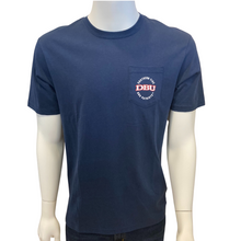 Load image into Gallery viewer, Southern Tide DBU Pocket Tee, Navy with Skip Jack