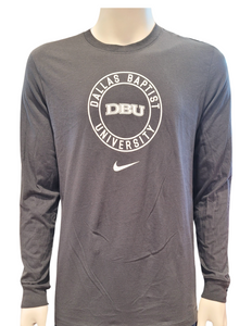 NIKE Core Cotton Long Sleeve Tee, Anthracite (F24)