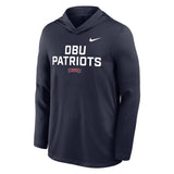 Men's Nike Dri Fit Lightweight Hoodie Top, Navy